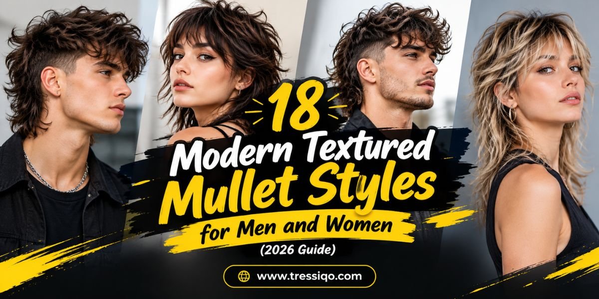 18 Modern Textured Mullet Styles for Men and Women (2026 Guide)