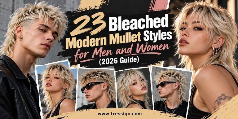 23 Bleached Modern Mullet Styles for Men and Women (2026 Guide)